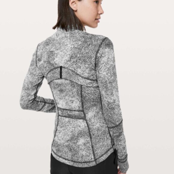 Lululemon Define Jacket Luon Spray Jacquard White Black - Picture 2 of 10